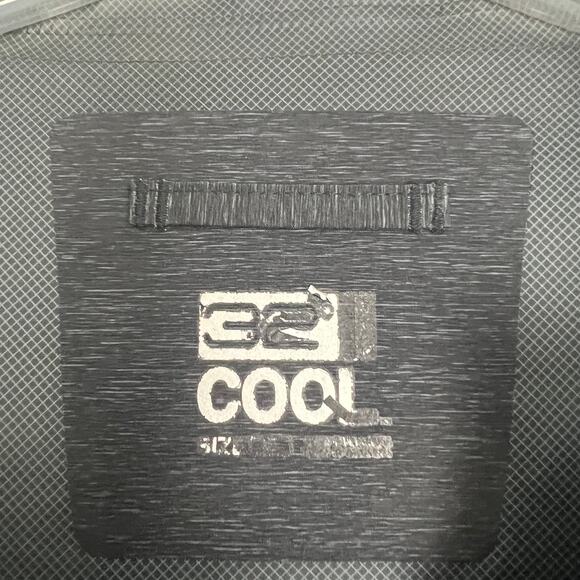 32 Degrees Cool Men's Activewear Charcoal Full Zip Hooded Jacket Size M/L - Picture 2 of 11